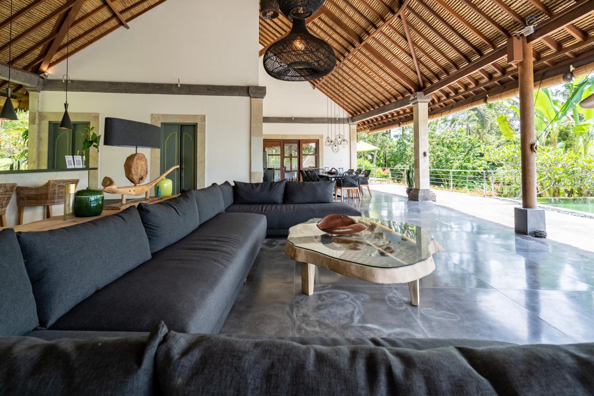Villa Themma Jungle - Sumptuous 3Br Luxury Villa With Majestic Jungle View North Of Ubud Экстерьер фото