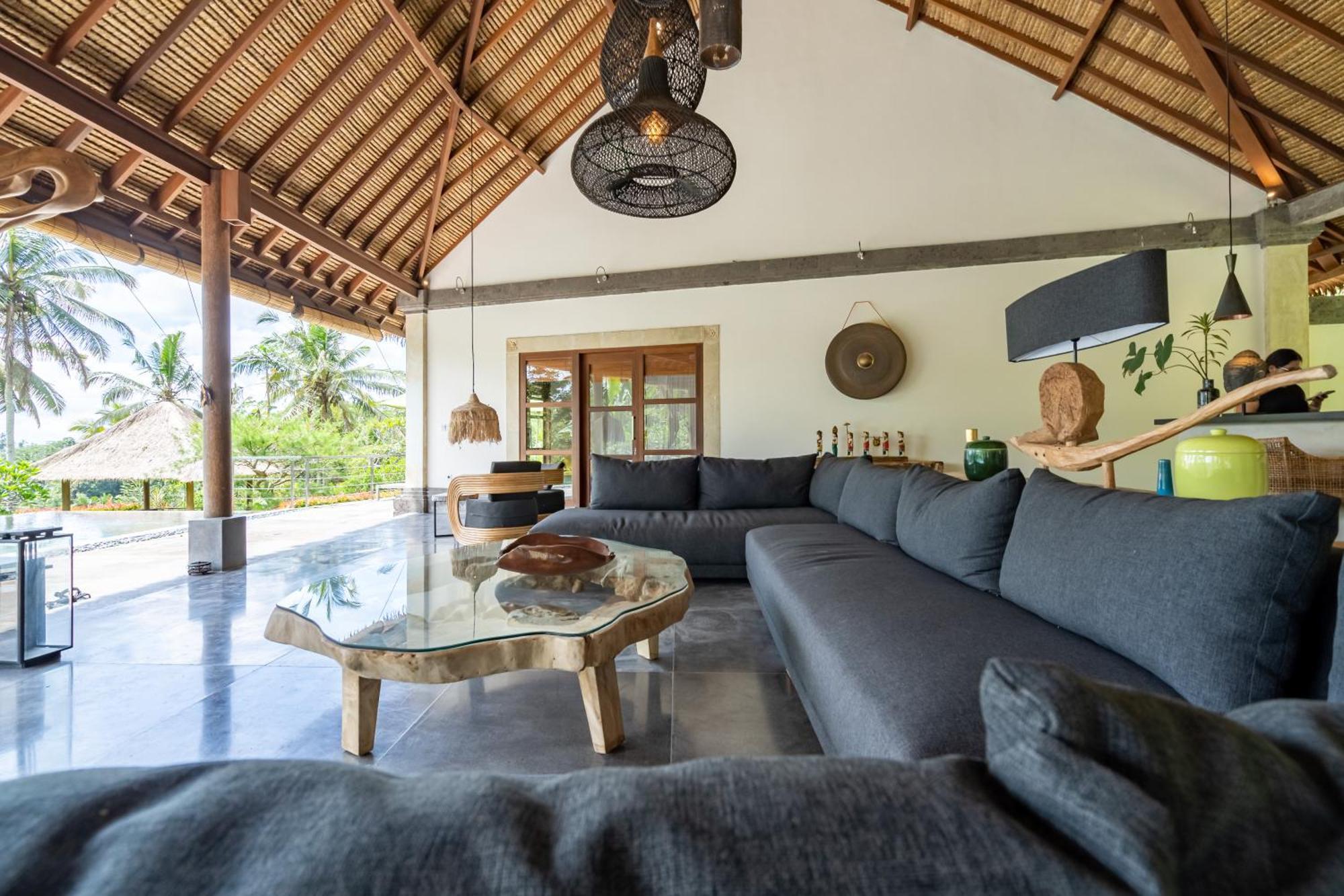 Villa Themma Jungle - Sumptuous 3Br Luxury Villa With Majestic Jungle View North Of Ubud Экстерьер фото