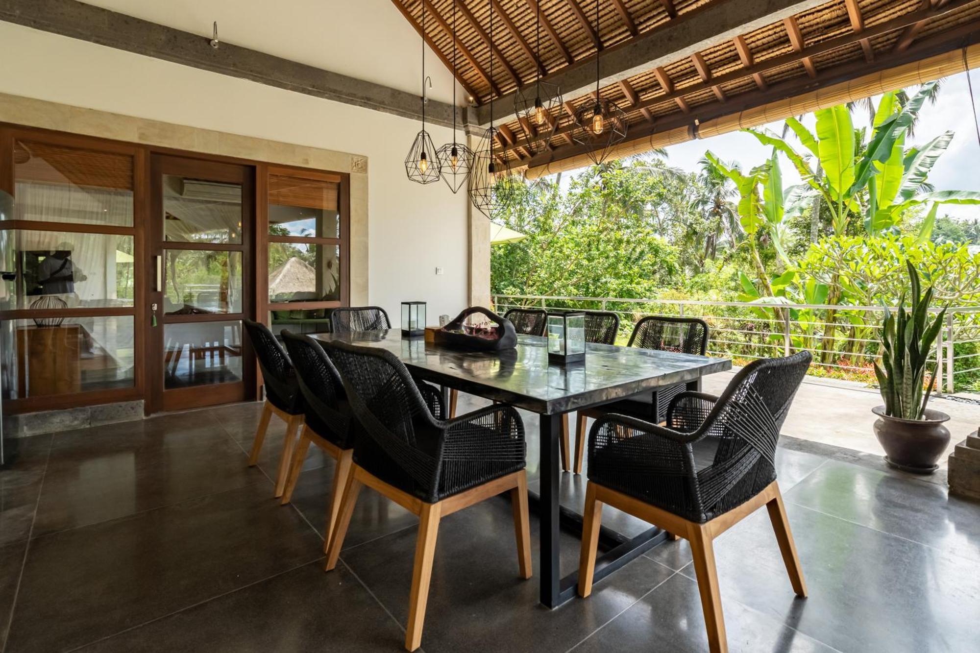 Villa Themma Jungle - Sumptuous 3Br Luxury Villa With Majestic Jungle View North Of Ubud Экстерьер фото