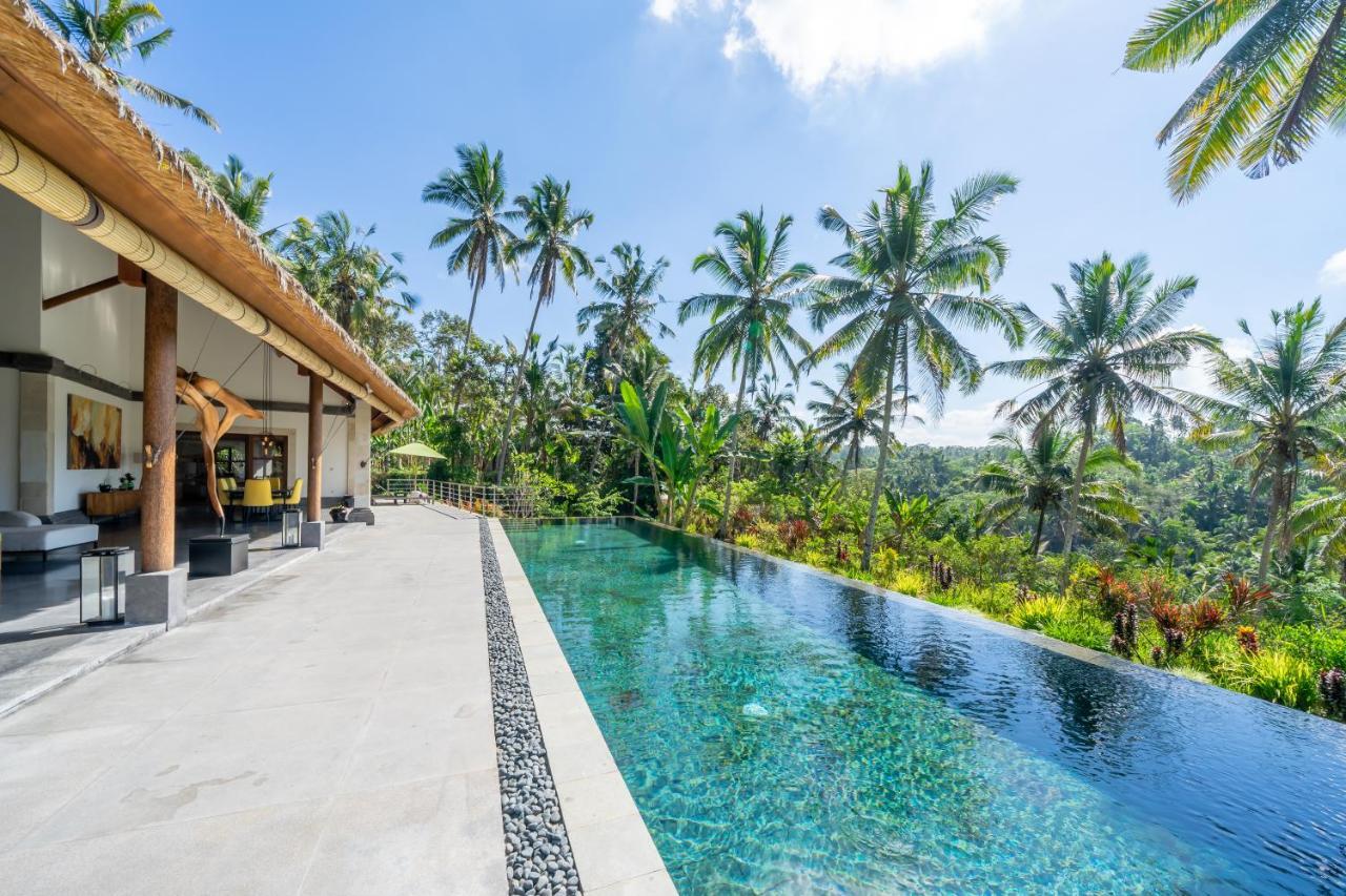 Villa Themma Jungle - Sumptuous 3Br Luxury Villa With Majestic Jungle View North Of Ubud Экстерьер фото
